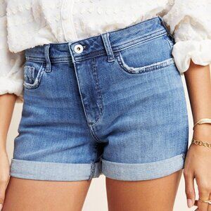 Anthropologie Pilcro & the Letterpress Slim Boyfriend Denim Jean Shorts Size 30